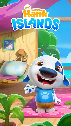 My Talking Hank: Islands डाउनलोड करें – नया एडवेंचर और पेट केयर - Screenshot 16