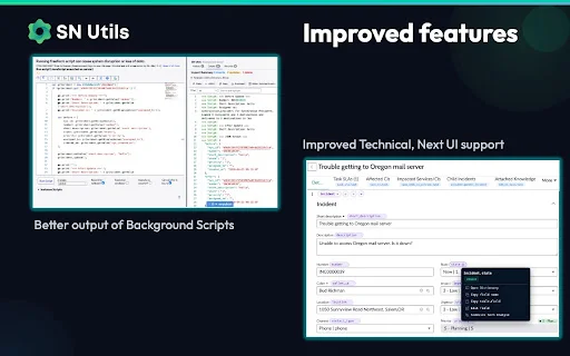 SN Utils डाउनलोड करें – ServiceNow के लिए सर्वश्रेष्ठ उत्पादकता टूल - Screenshot 2
