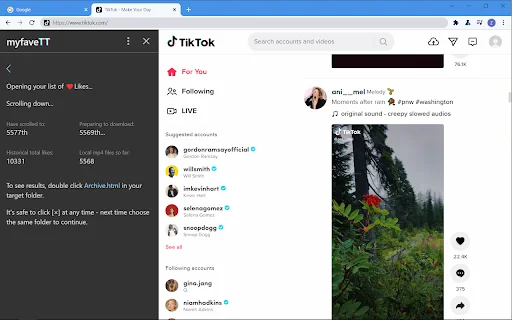 myfaveTT डाउनलोड करें – TikTok वीडियो और फेवरेट का बैकअप लें - Screenshot 2