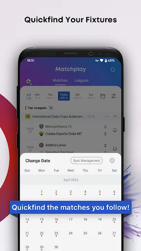 Matchplay: Live Scores & Stats डाउनलोड करें – फुटबॉल और बास्केटबॉल के लिए - Screenshot 8