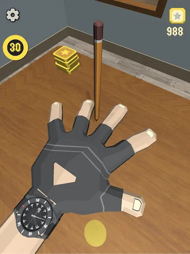 Knife Finger Game डाउनलोड करें – रोमांचक Five Finger Fillet गेम - Screenshot 11
