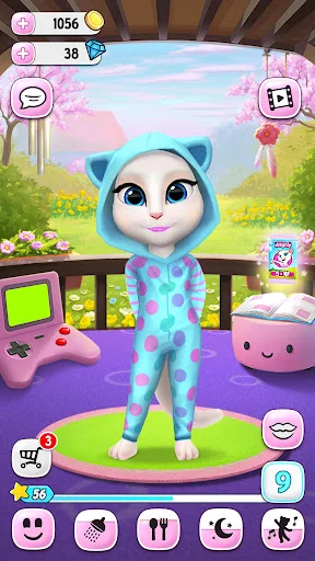 My Talking Angela डाउनलोड करें – बच्चों और बड़ों के लिए प्यारा वर्चुअल पेट गेम - Screenshot 22
