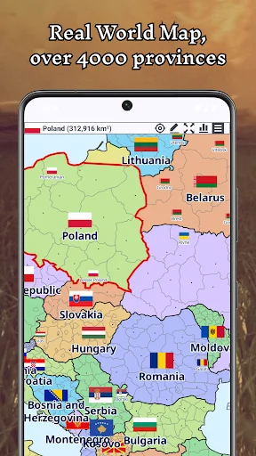 A+ World Map Editor Sandbox डाउनलोड करें – अपना नक्शा बनाएं - Screenshot 1