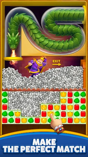 Royal Match डाउनलोड करें – किंग रॉबर्ट के महल को सजाएं और पहेलियाँ सुलझाएं - Screenshot 5