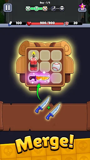 Bagbound Hero – Backpack RPG डाउनलोड करें: ज़ॉम्बी सर्वाइवल गेम - Screenshot 2