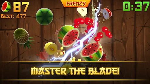 Fruit Ninja डाउनलोड करें – सबसे लोकप्रिय निंजा गेम का आनंद लें - Screenshot 1