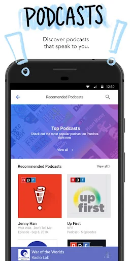 Pandora Music & Podcasts डाउनलोड करें – बेहतरीन म्यूजिक अनुभव - Screenshot 5