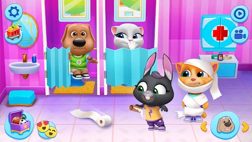 My Talking Tom Friends डाउनलोड करें – बच्चों के लिए मजेदार गेम - Screenshot 5