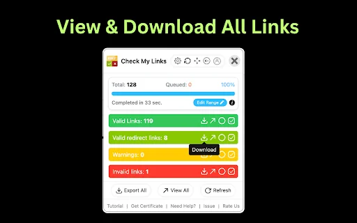 Check My Links डाउनलोड करें – Broken Links ढूँढने वाला बेहतरीन टूल - Screenshot 2