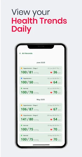 Blood Pressure App डाउनलोड करें – BP Logger के साथ स्वस्थ रहें - Screenshot 8