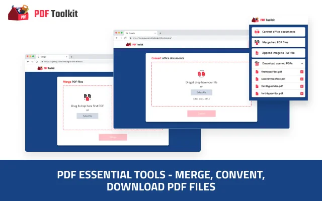 PDF Toolbox डाउनलोड करें – PDF फाइलें मर्ज और कन्वर्ट करें - Screenshot 1