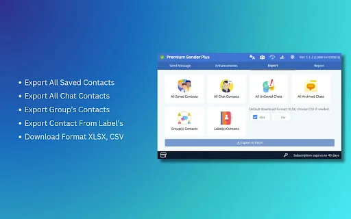 Premium Sender Plus डाउनलोड करें – सर्वश्रेष्ठ मैसेजिंग टूल - Screenshot 3