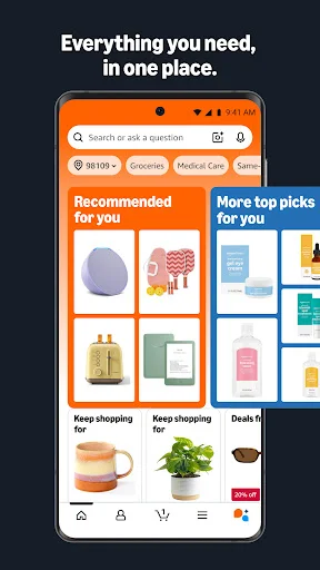 Amazon Shopping ऐप डाउनलोड करें – लाखों प्रोडक्ट्स ऑनलाइन खरीदें - Screenshot 1