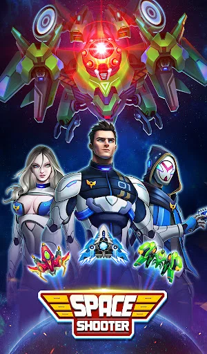Space shooter – Galaxy attack डाउनलोड करें – क्लासिक आर्केड गेम - Screenshot 7