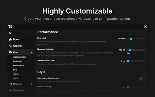 7TV डाउनलोड करें – Twitch और YouTube के लिए बेहतरीन इमोजी एक्सटेंशन - Screenshot 3