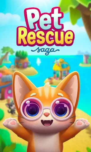 Pet Rescue Saga डाउनलोड करें – बेहतरीन एनिमल पज़ल गेम - Screenshot 1