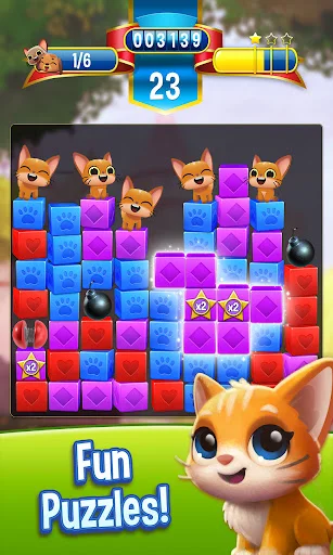 Pet Rescue Saga डाउनलोड करें – बेहतरीन एनिमल पज़ल गेम - Screenshot 2