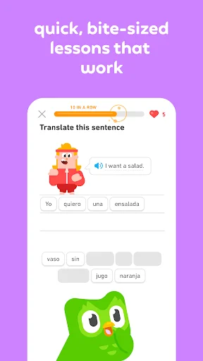 Duolingo डाउनलोड करें: स्पेनिश, अंग्रेजी और शतरंज सीखें – मुफ्त ऐप - Screenshot 3