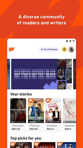 Wattpad डाउनलोड करें – कहानियाँ पढ़ें और लिखें | लेटेस्ट वर्जन - Screenshot 2