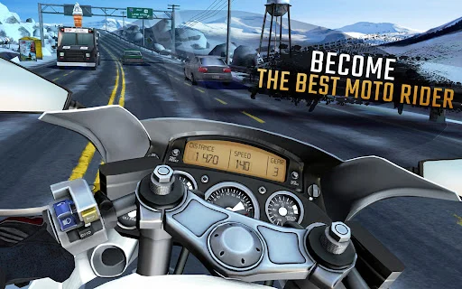 Moto Rider GO: Highway Traffic डाउनलोड करें – बेस्ट बाइक रेसिंग गेम - Screenshot 5