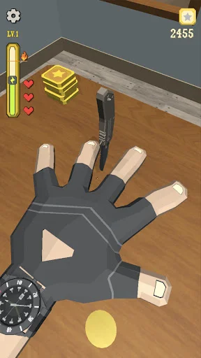 Knife Finger Game डाउनलोड करें – रोमांचक Five Finger Fillet गेम - Screenshot 1
