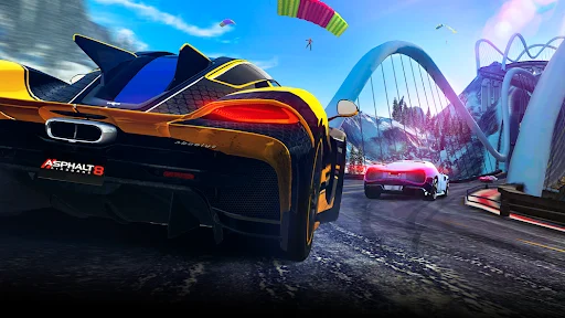 Asphalt 8 डाउनलोड करें – बेहतरीन कार रेसिंग गेम का आनंद लें - Screenshot 6
