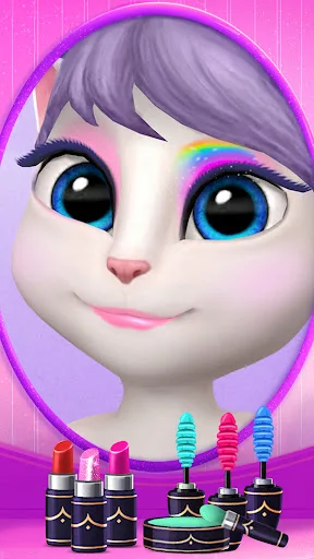 My Talking Angela डाउनलोड करें – बच्चों और बड़ों के लिए प्यारा वर्चुअल पेट गेम - Screenshot 2