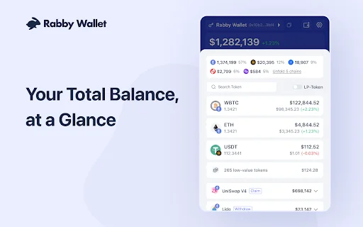 Rabby Wallet डाउनलोड करें – सुरक्षित Ethereum और EVM ब्राउज़र वॉलेट - Screenshot 2