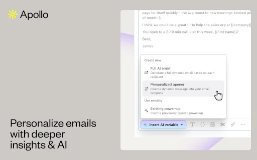 Apollo.io Chrome Extension डाउनलोड करें – मुफ़्त B2B ईमेल और फ़ोन नंबर खोजें - Screenshot 2