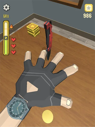 Knife Finger Game डाउनलोड करें – रोमांचक Five Finger Fillet गेम - Screenshot 9