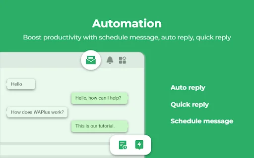 WAPlus CRM डाउनलोड करें – WhatsApp मार्केटिंग और सेल्स के लिए सर्वश्रेष्ठ AI टूल - Screenshot 1