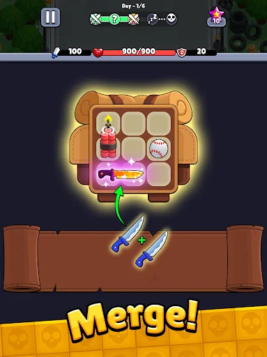 Bagbound Hero – Backpack RPG डाउनलोड करें: ज़ॉम्बी सर्वाइवल गेम - Screenshot 10