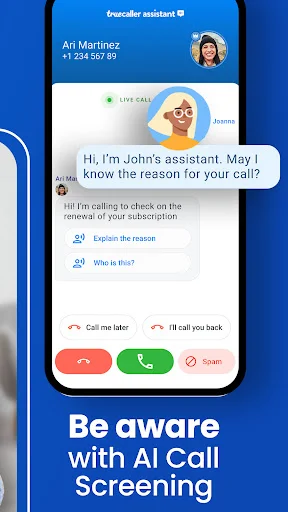 Truecaller डाउनलोड करें: स्पैम कॉल ब्लॉकर और कॉलर आईडी – सुरक्षित रहें - Screenshot 7