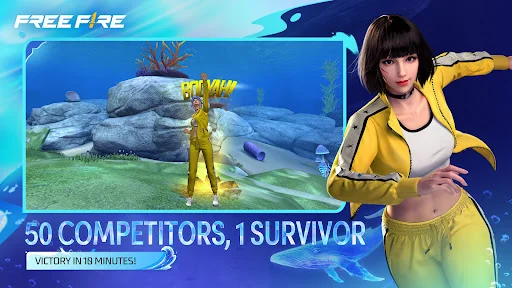 Free Fire: Undersea Mystery डाउनलोड करें – बेस्ट सर्वाइवल शूटर गेम - Screenshot 2
