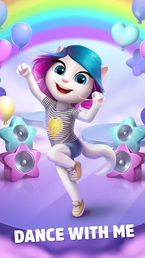 My Talking Angela डाउनलोड करें – बच्चों और बड़ों के लिए प्यारा वर्चुअल पेट गेम - Screenshot 1