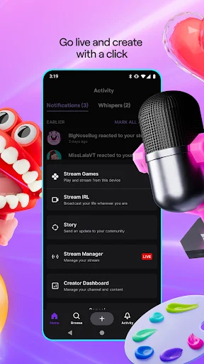Twitch डाउनलोड करें: लाइव स्ट्रीमिंग और गेमिंग का आनंद लें – Android के लिए - Screenshot 5
