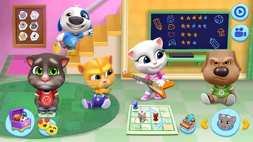 My Talking Tom Friends डाउनलोड करें – बच्चों के लिए मजेदार गेम - Screenshot 3