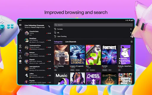 Twitch डाउनलोड करें: लाइव स्ट्रीमिंग और गेमिंग का आनंद लें – Android के लिए - Screenshot 9