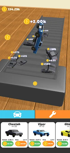 Idle Treadmill 3D डाउनलोड करें – मज़ेदार कार क्रैश सिमुलेशन गेम - Screenshot 5