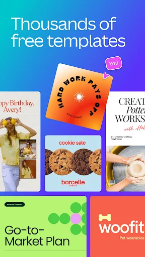 Canva App डाउनलोड करें – AI Photo & Video Editor मोबाइल के लिए - Screenshot 2