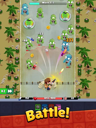 Bagbound Hero – Backpack RPG डाउनलोड करें: ज़ॉम्बी सर्वाइवल गेम - Screenshot 11