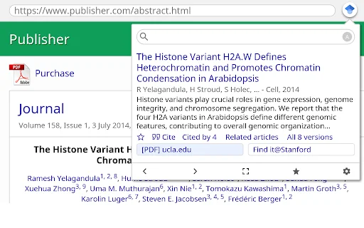 Google Scholar Button डाउनलोड करें – शोध पत्रों के लिए सर्वश्रेष्ठ टूल - Screenshot 2