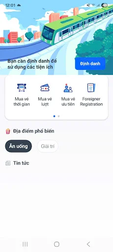 Hà Nội Metro ऐप डाउनलोड करें – टिकट बुकिंग अब और भी आसान - Screenshot 1