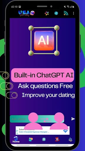 USA Dating ऐप डाउनलोड करें – अमेरिका और पेरिस में नए दोस्त बनाएं - Screenshot 4