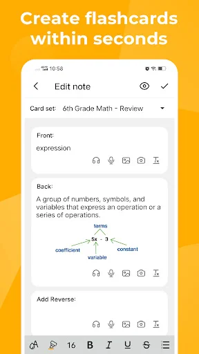 Knowlet – फ्लैशकार्ड्स के साथ सीखें और परीक्षा में पाएं उच्च अंक - Screenshot 5