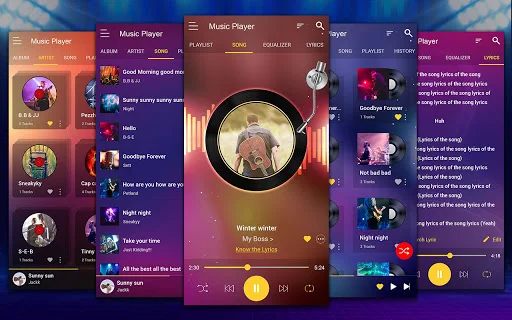 Music Player – MP3 Player डाउनलोड करें – उच्च गुणवत्ता और EQ - Screenshot 4