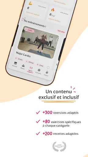 Kunto: Nutrition Sport Adapté डाउनलोड करें – बॉडीबिल्डिंग और फिटनेस ऐप - Screenshot 9