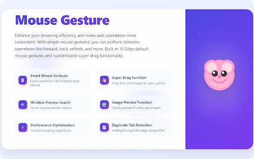 Mouse Gesture एक्सटेंशन डाउनलोड करें – Chrome और Edge के लिए बेहतरीन ब्राउजिंग टूल - Screenshot 1