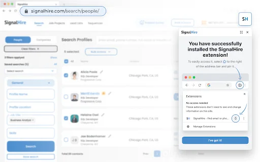 SignalHire डाउनलोड करें – ईमेल और फोन नंबर खोजने का सबसे आसान तरीका - Screenshot 5