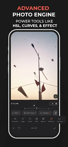 Modipix डाउनलोड करें – रेट्रो फिल्म और 3D LUTs के साथ प्रोफेशनल फोटो एडिटिंग - Screenshot 4